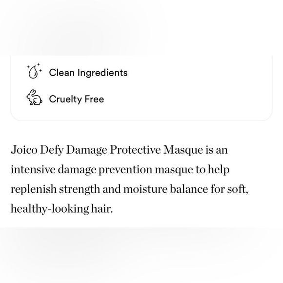 $6❤️‍🔥 Joico Defy Damage Protective Masque Travel Size NEW Mask Hair - Picture 4 of 7